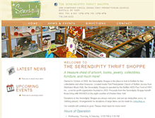 Tablet Screenshot of buffaloserendipityshoppe.com